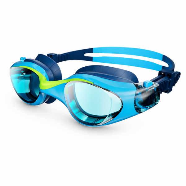 Kids Swimming Goggles - Adjustable Anti Fog Swimming Goggles Kids 6-14 years, UV Resist Junior Swim Goggles, Wide Clear Vision and Anti-Leak for Boys Girls