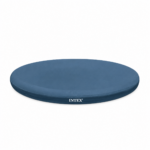 Intex Easy Set Pool Cover 8ft / 244cm, Blue Durable Vinyl Cover for Easy Set Swimming Pools, Rope Ties and Drain Holes, 28020