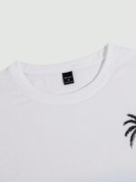 Manfinity RSRT Men's Palm Tree Print Round Neck Short Sleeve Casual T-Shirt, Men Summer T-Shirt, Vacation T-Shirt, A Great Gift For A Boyfriend Or Husband, Holiday - Image 2