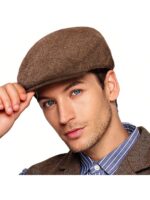 Coffee-Color Fashionable Forward Cap