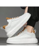 New Men's Shoes Breathable All-Match Sneakers Inner Heightened Casual Shoes Vulcanized Small White Shoes Men - Image 4