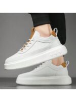 New Men's Shoes Breathable All-Match Sneakers Inner Heightened Casual Shoes Vulcanized Small White Shoes Men - Image 3