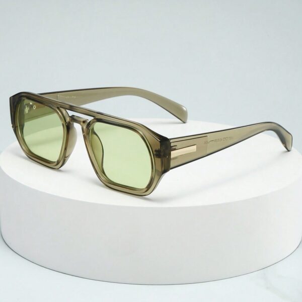 Men Retro Double Bridge Lightweight Fashion Glasses, Luxury Minimalist Eyewear For Driving Travel Outdoor Daily Use