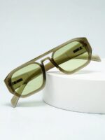 Men Retro Double Bridge Lightweight Fashion Glasses, Luxury Minimalist Eyewear For Driving Travel Outdoor Daily Use - Image 5