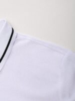 Calvornis Men's Casual Contrast Trim Short Sleeve Polo Shirt, Versatile For Summer, Formal, Ceremony - Image 7