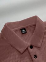Manfinity Homme Men's Summer Solid Color Short Sleeve Casual Office Polo Shirt - Image 4