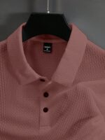 Manfinity Homme Men's Summer Solid Color Short Sleeve Casual Office Polo Shirt - Image 6
