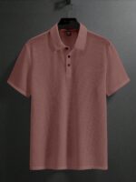 Manfinity Homme Men's Summer Solid Color Short Sleeve Casual Office Polo Shirt - Image 3