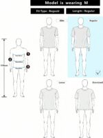 Manfinity RSRT Men's Casual Gradient Palm Tree Printed Short Sleeve T-Shirt, Summer, Holiday - Image 6