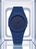TOMI Classic Business Men's Watch Set, Plastic Strap Matte Oil Quartz Watch, Fashion Men's Watch Set Suitable For Daily Life, Holiday Gifts, Father's Day Gifts - Image 4