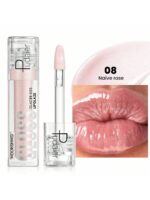 Pudaier 1pc Non-Sticky Lip Gloss, Long-Lasting Hydration Mirror Water Gloss, Easy-Blend Application Lip Balm Suitable For Birthday Christmas Present