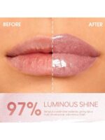 Pudaier 1pc Non-Sticky Lip Gloss, Long-Lasting Hydration Mirror Water Gloss, Easy-Blend Application Lip Balm Suitable For Birthday Christmas Present - Image 2