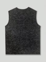 Simple Studio | Men's Vintage Rugged Style Washed Short Sleeve Tank Top | Suitable For Summer Wear | Comfortable & Breathable | Leading Fashion - Image 4